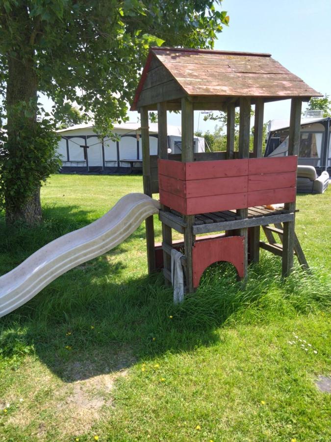 Chalet Weizicht Op Minicamping Hoogelande Grijpskerke ภายนอก รูปภาพ