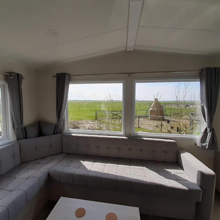 Chalet Weizicht Op Minicamping Hoogelande Grijpskerke ภายนอก รูปภาพ